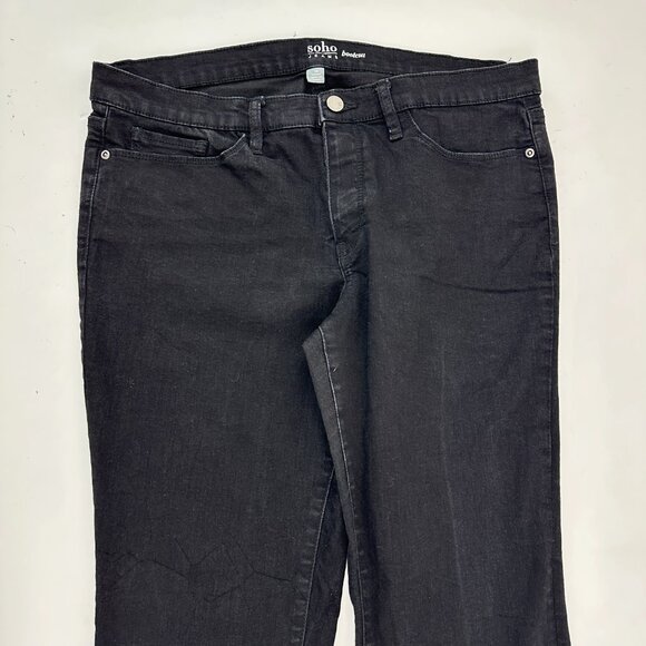 New York & Company Bootcut Women's size 14 Black Denim Jeans - Picture 2 of 5